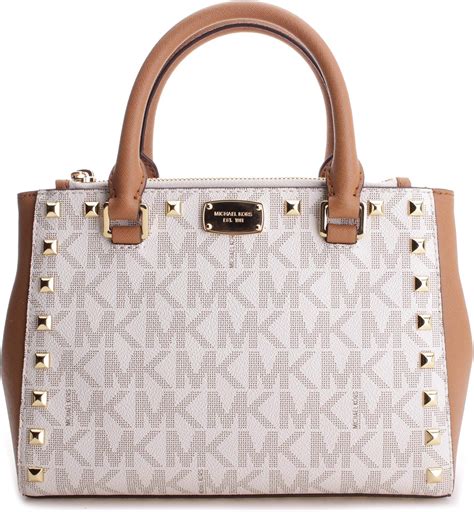 michael kors kellen xs|Michael Kors Women's Kellen Studded XS Satchel No Size (Acorn).